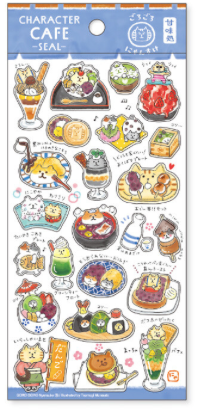 Stickers: Japanese cafe