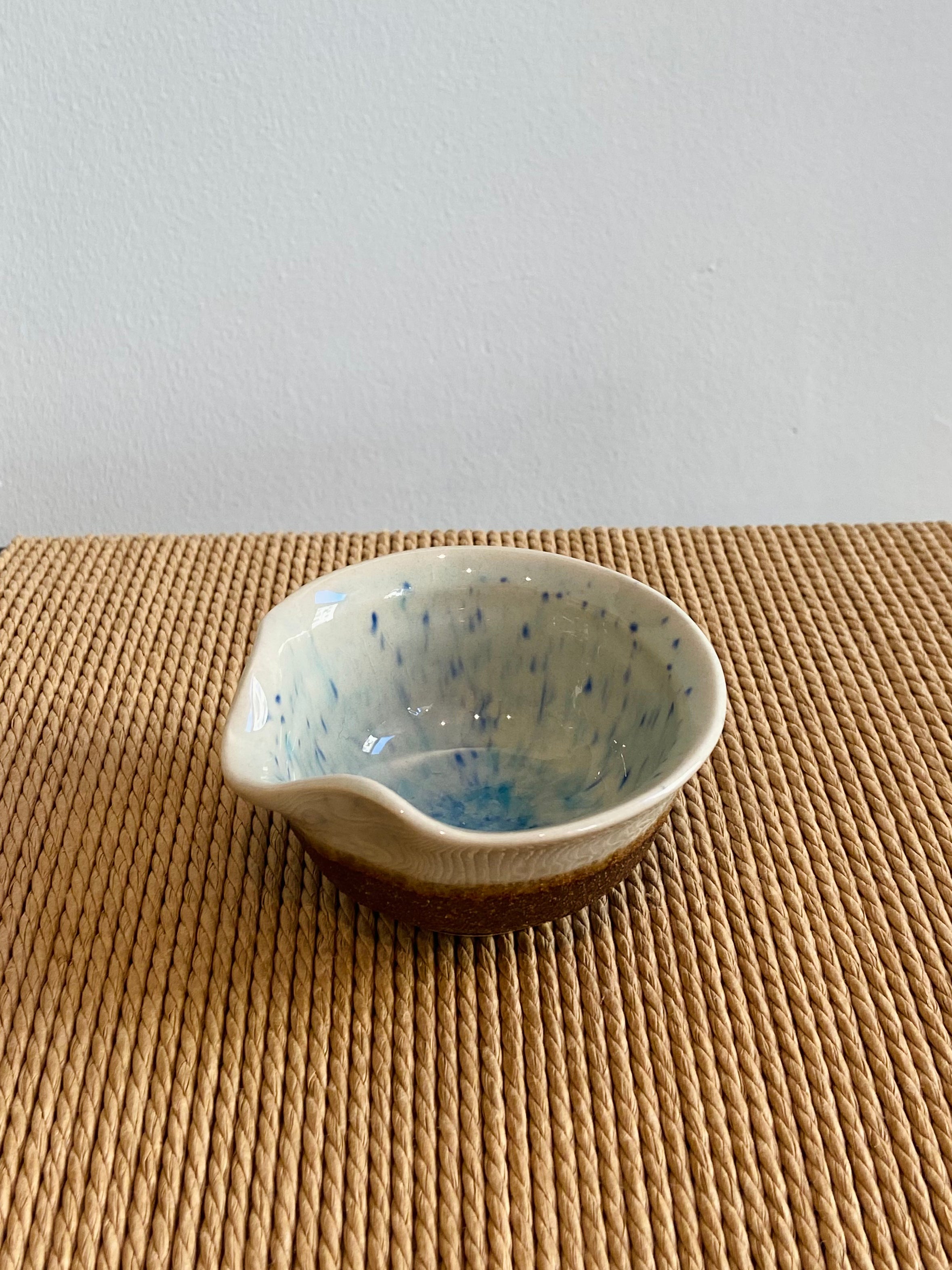 Small bowl with pouring spout