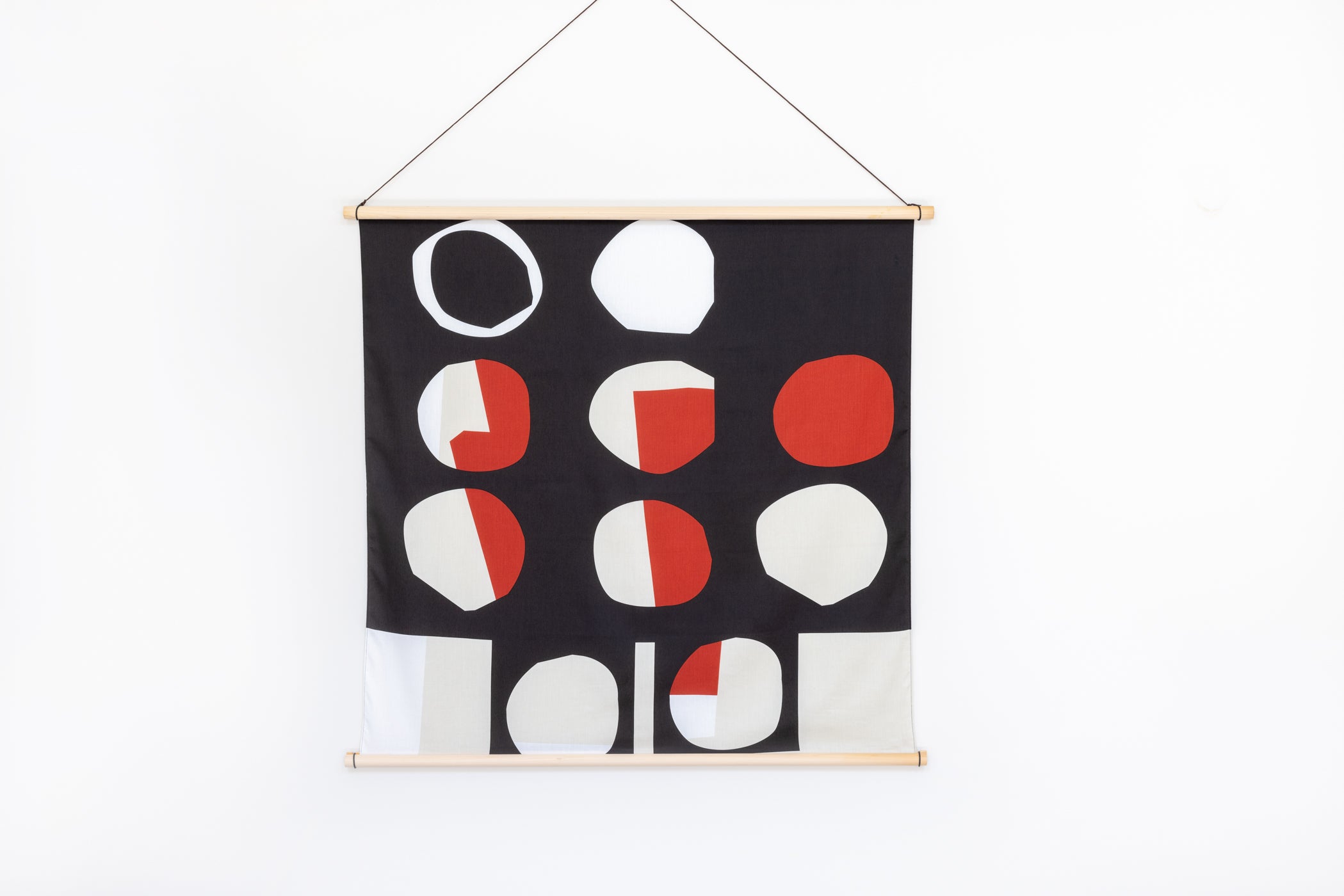 Japansk vægophæng: Furoshiki med geometrisk mønster
