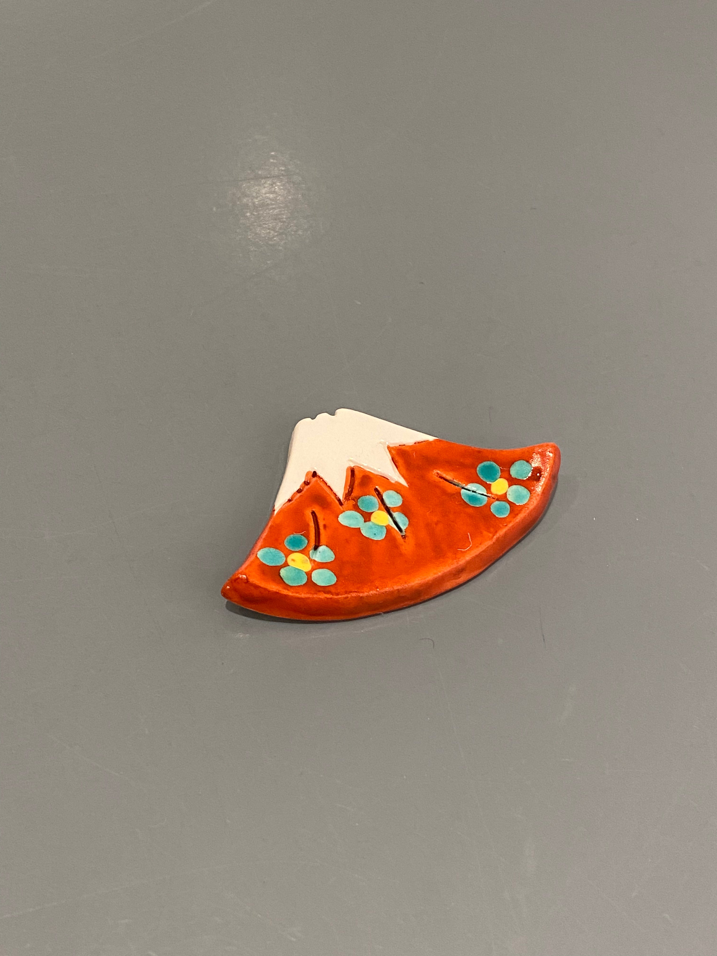 Keramik spisepindeholder - Mount Fuji