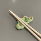 Keramik spisepindeholder - Japansk blad