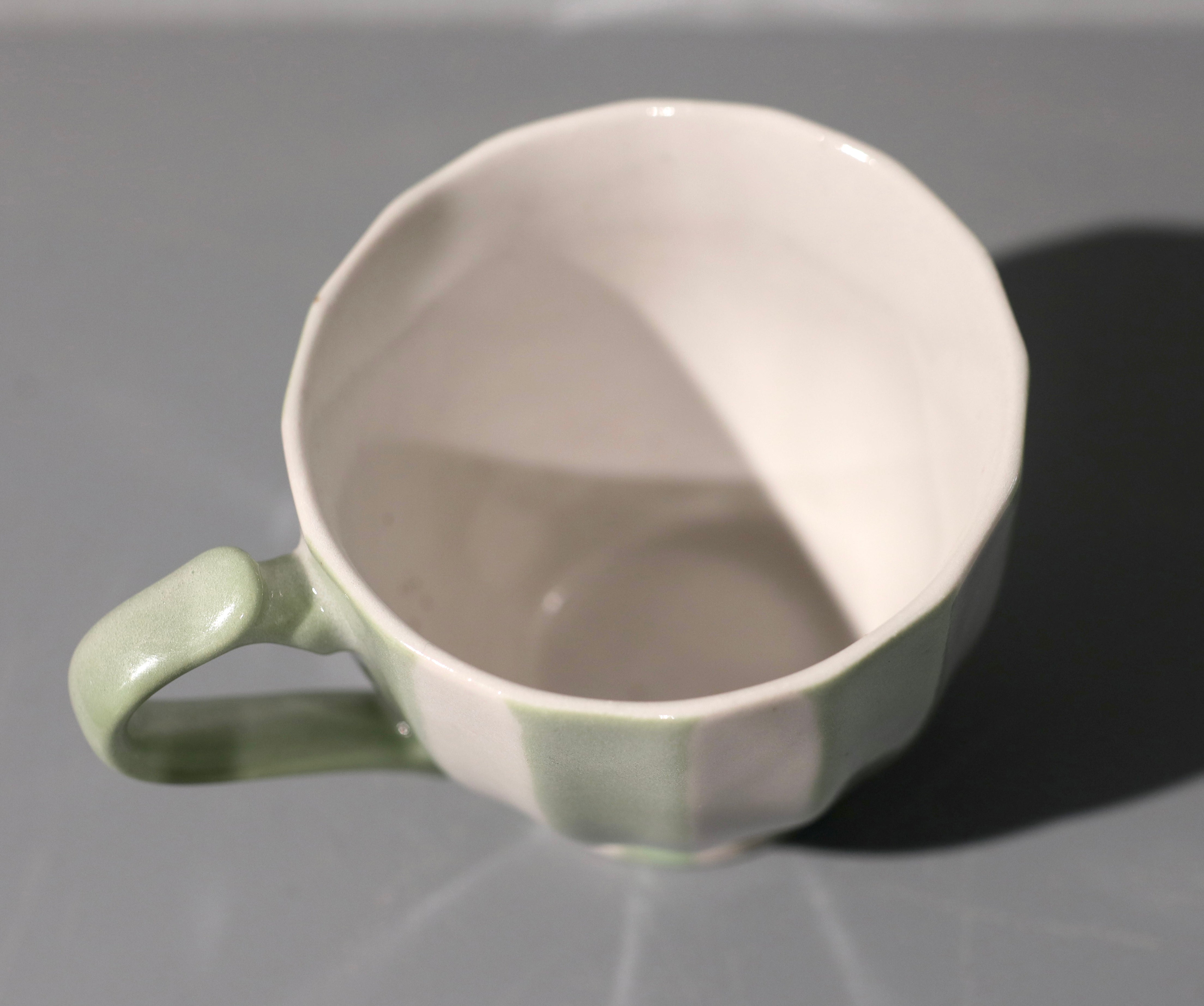 Japansk kop med grønne striber