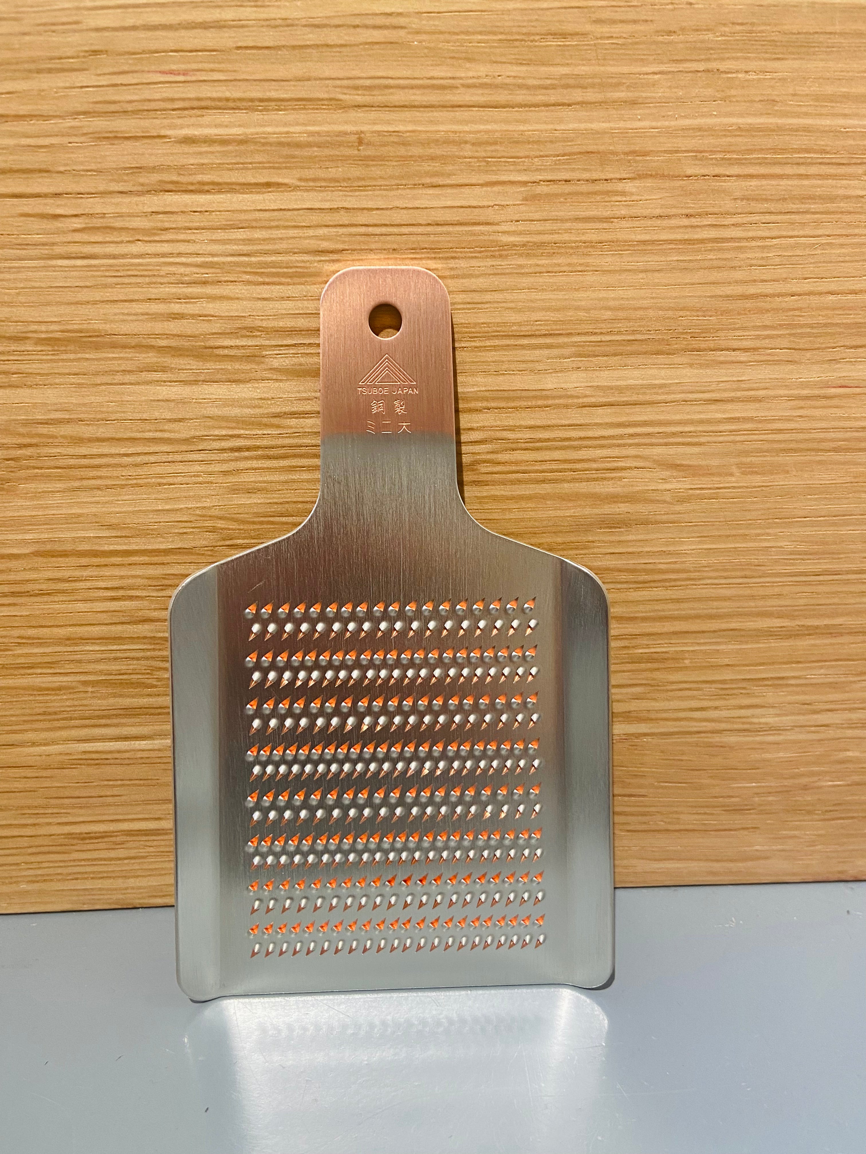 Tsuboe, grater in copper and stainless steel