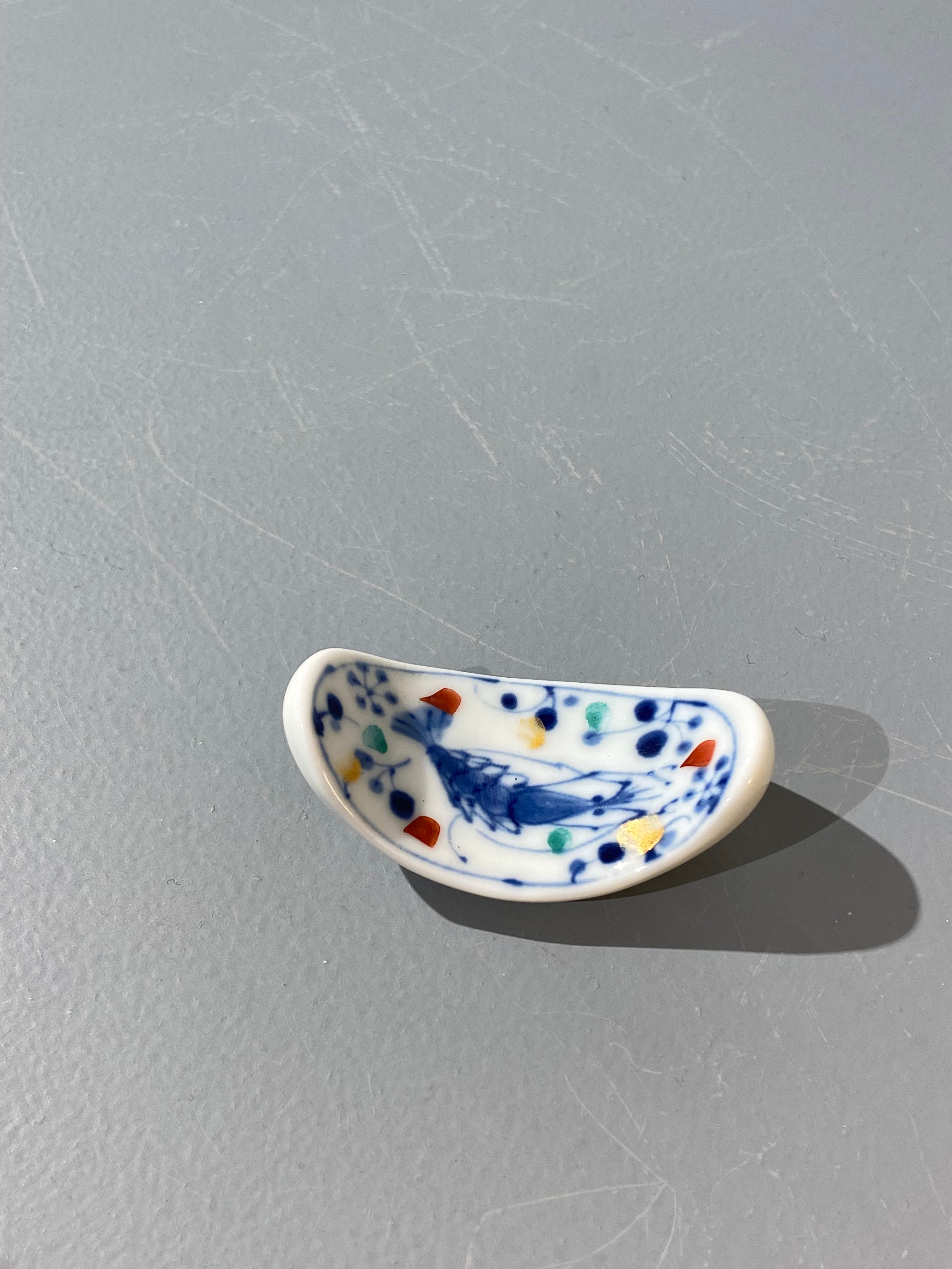 Chopstick holder: Japanese motif with shrimp