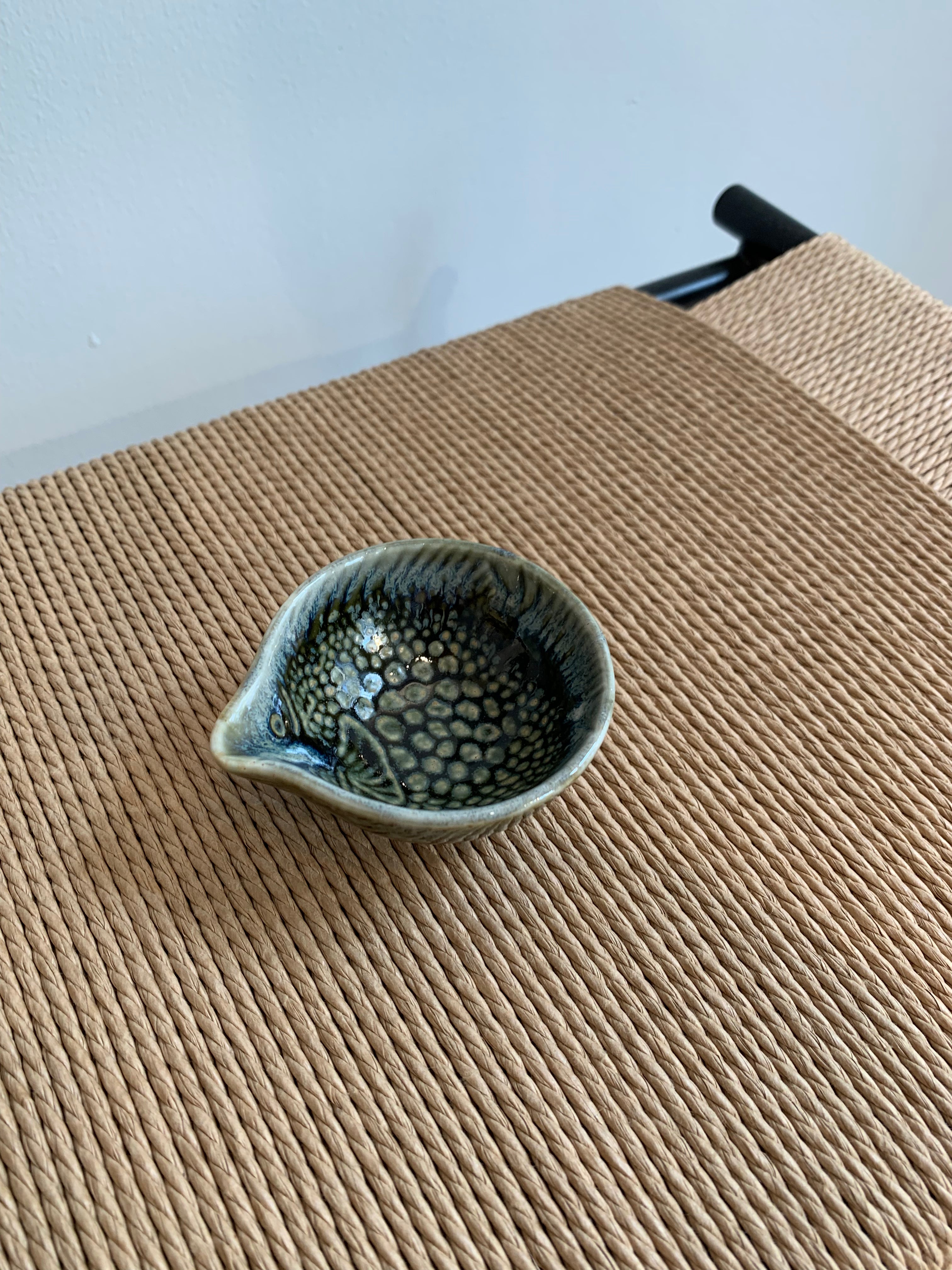 Sojaskål formet som fisk