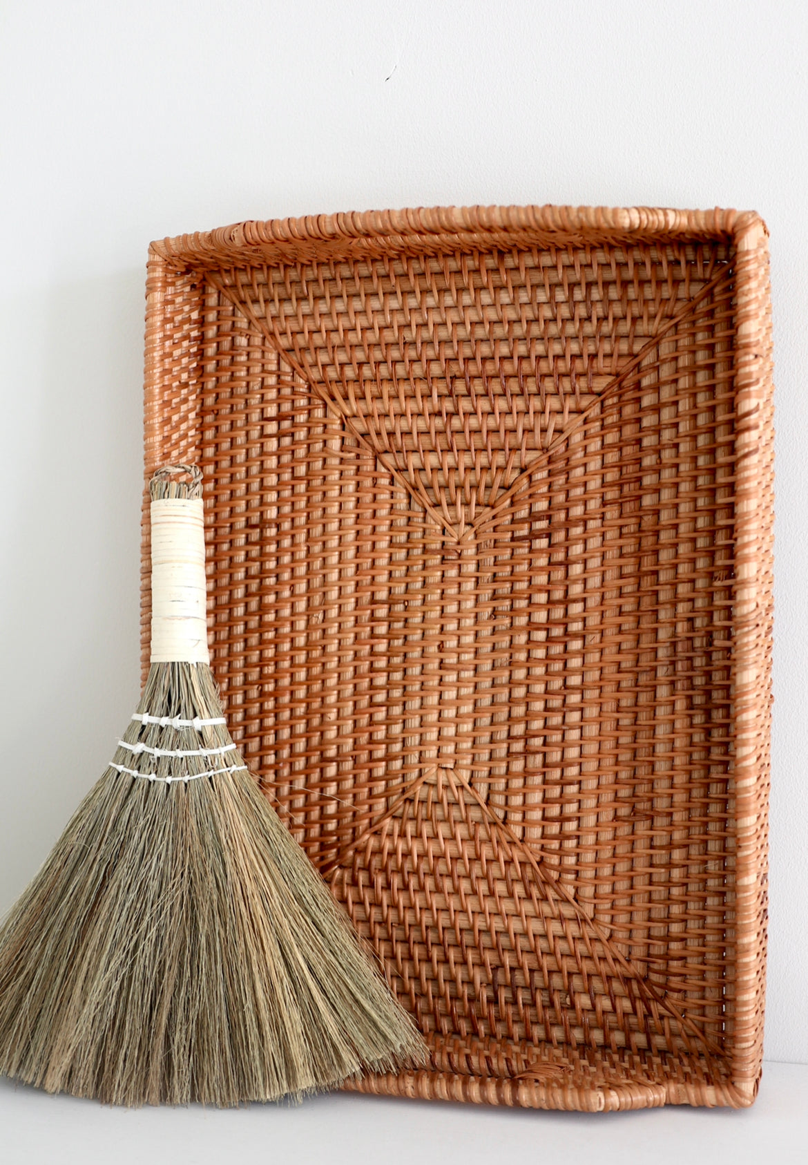 Handmade rattan tray