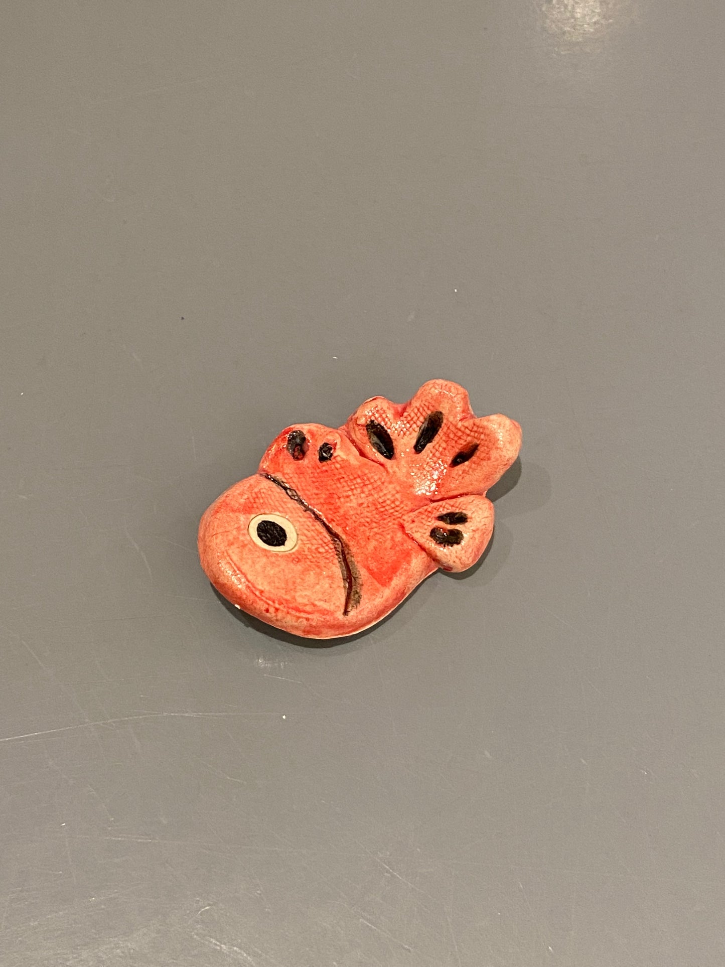 Keramik spisepindeholder - Fisk