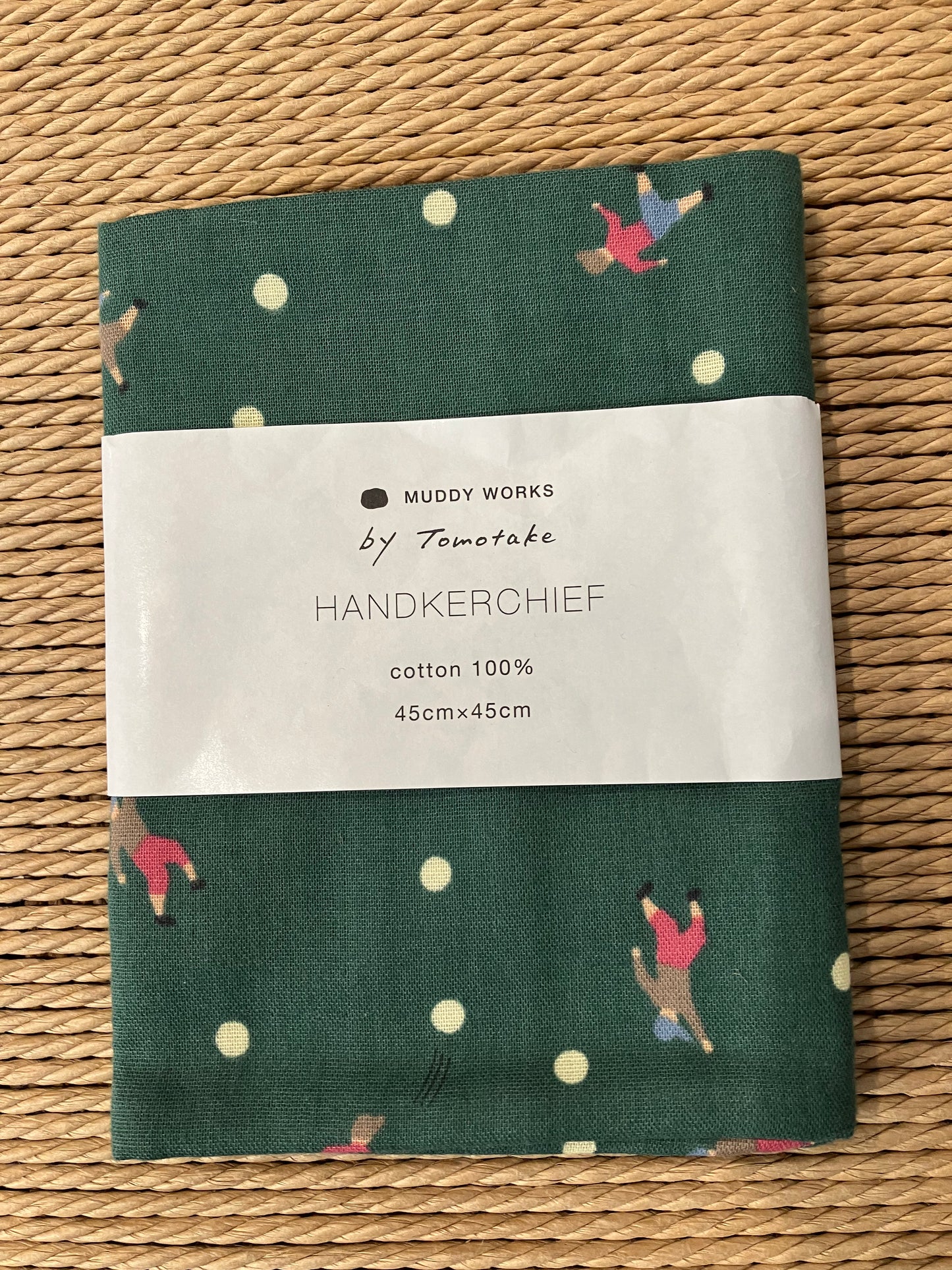 Handkerchief med drenge og prikker (tørklæde)
