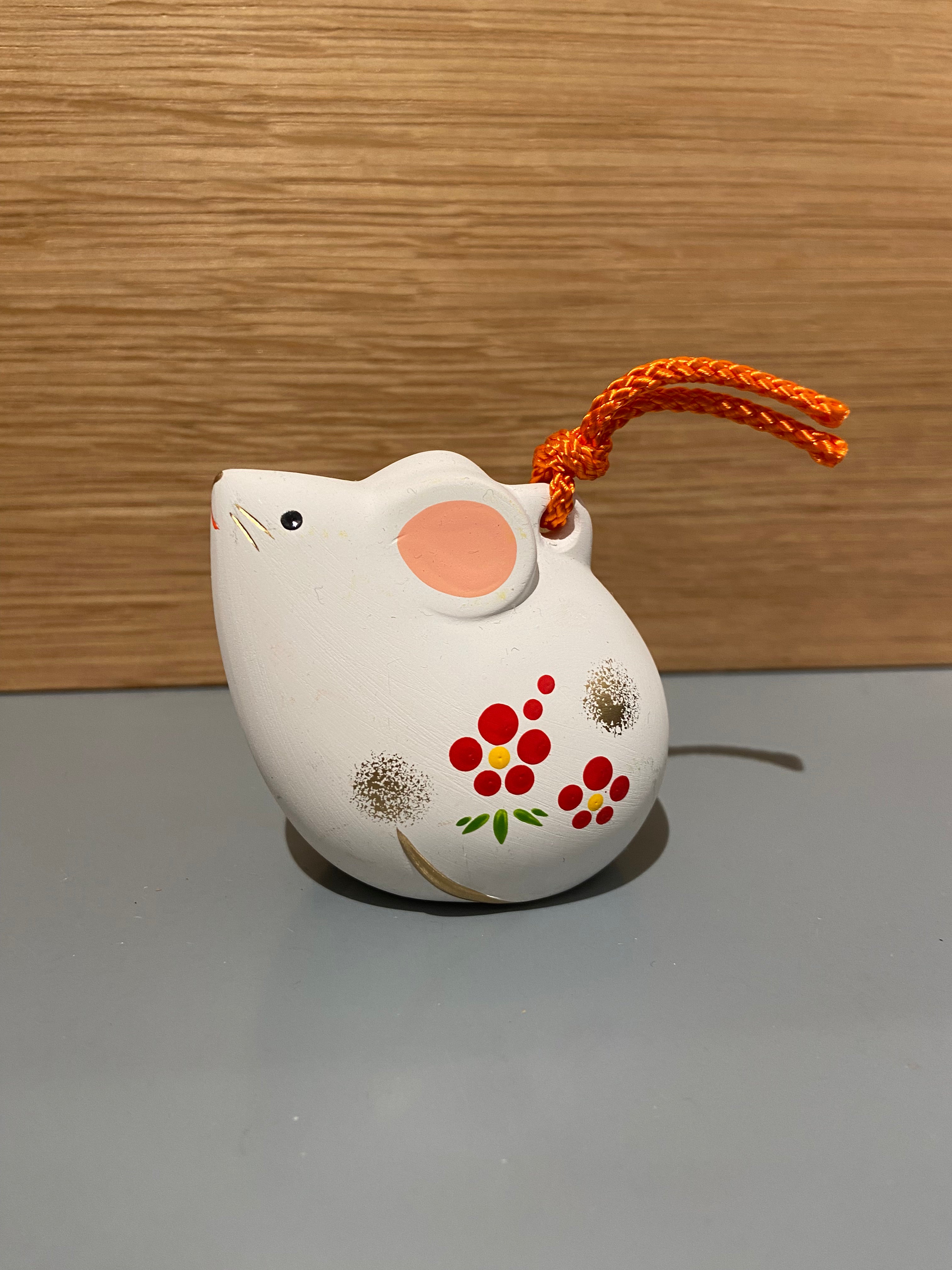 Japanese ceramic clock - Mouse