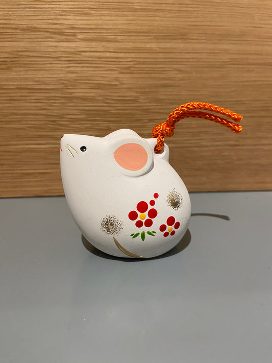 Japansk keramikklokke - Mus
