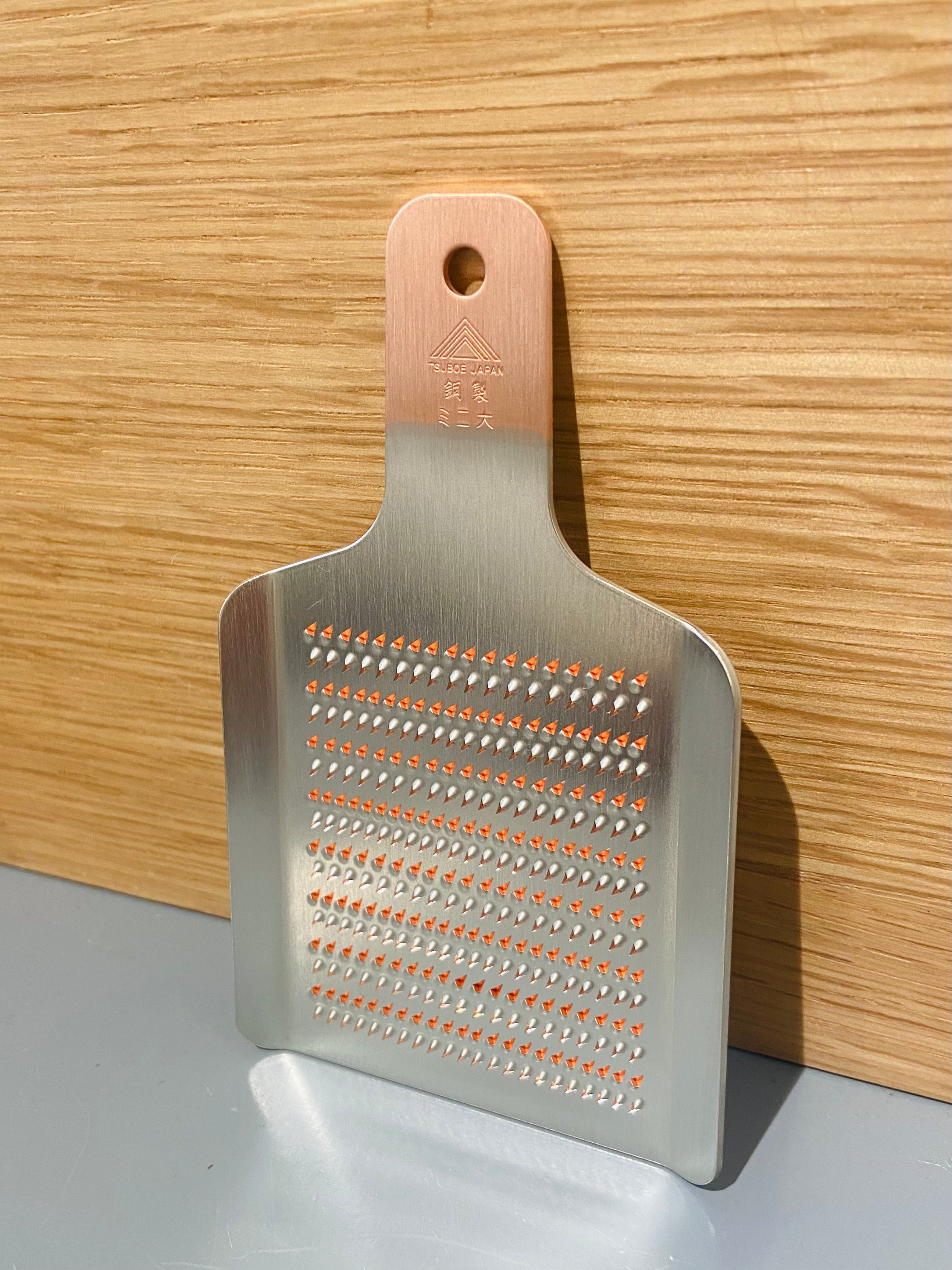 Tsuboe, grater in copper and stainless steel