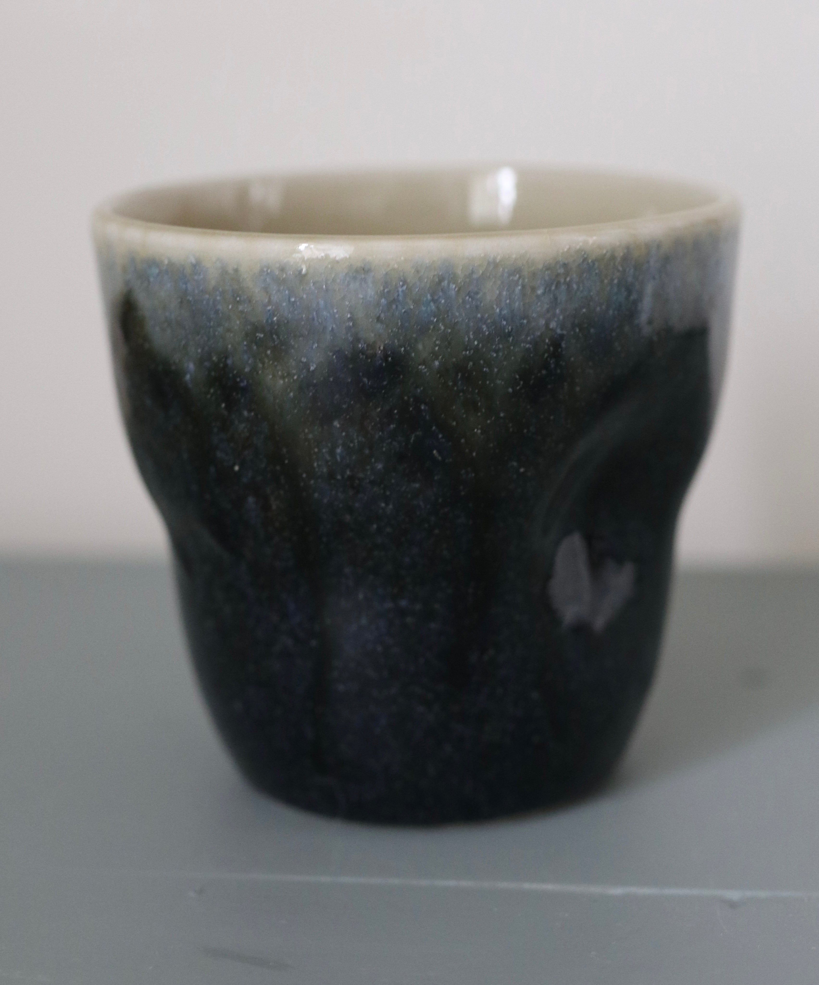 Japanese cup with notch