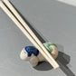 Spisepindeholder: Sumo, grøn