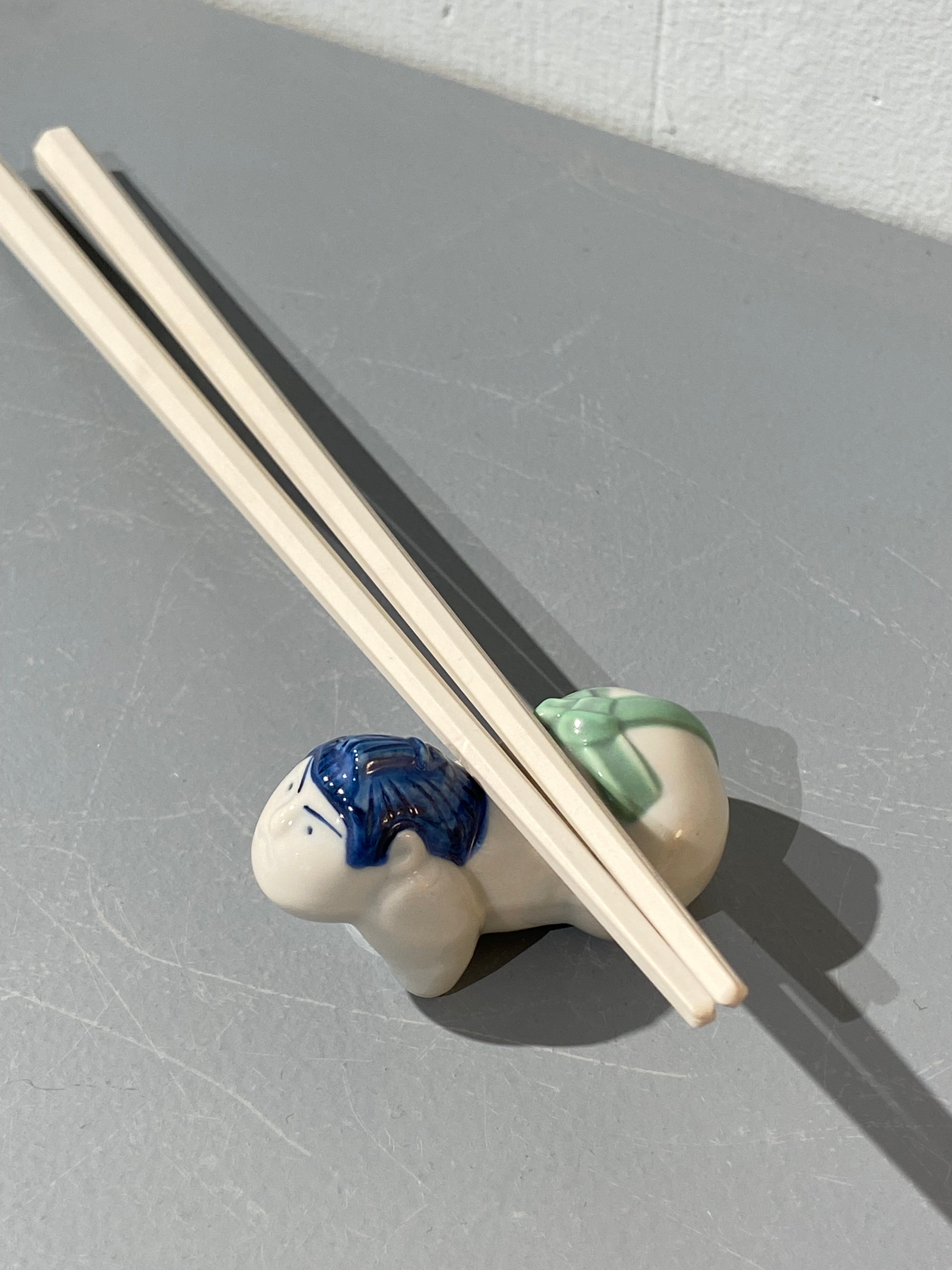Chopstick holder: Sumo, green