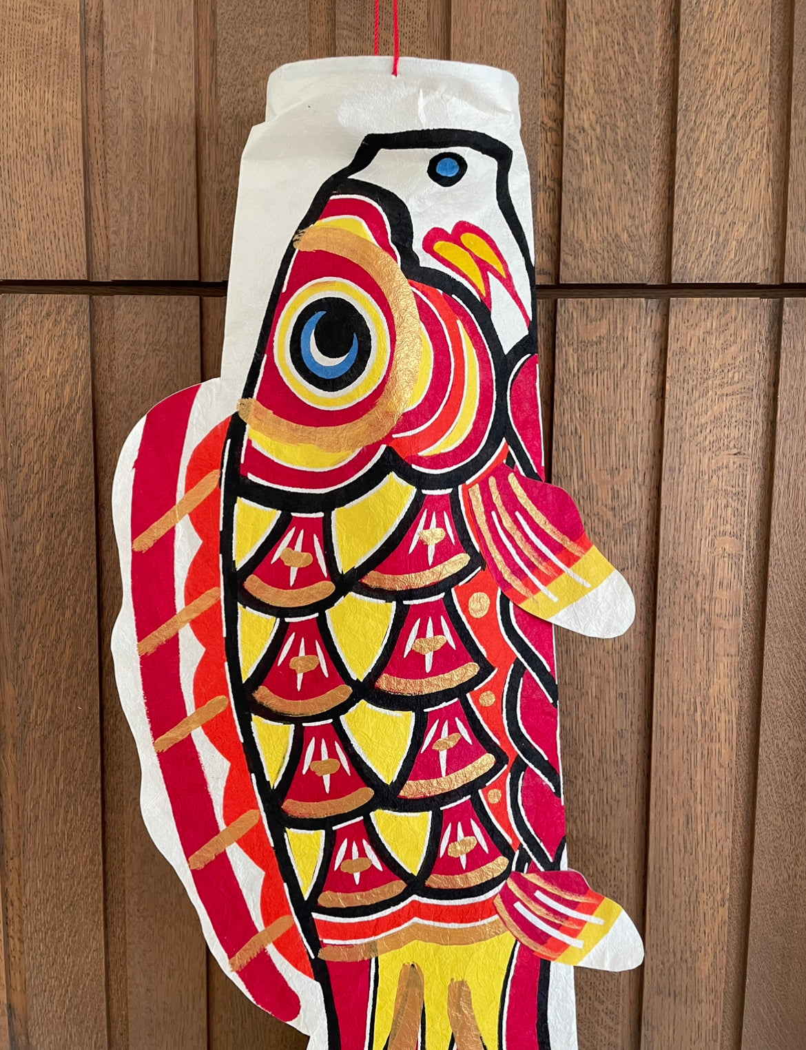 Large Koi fish red