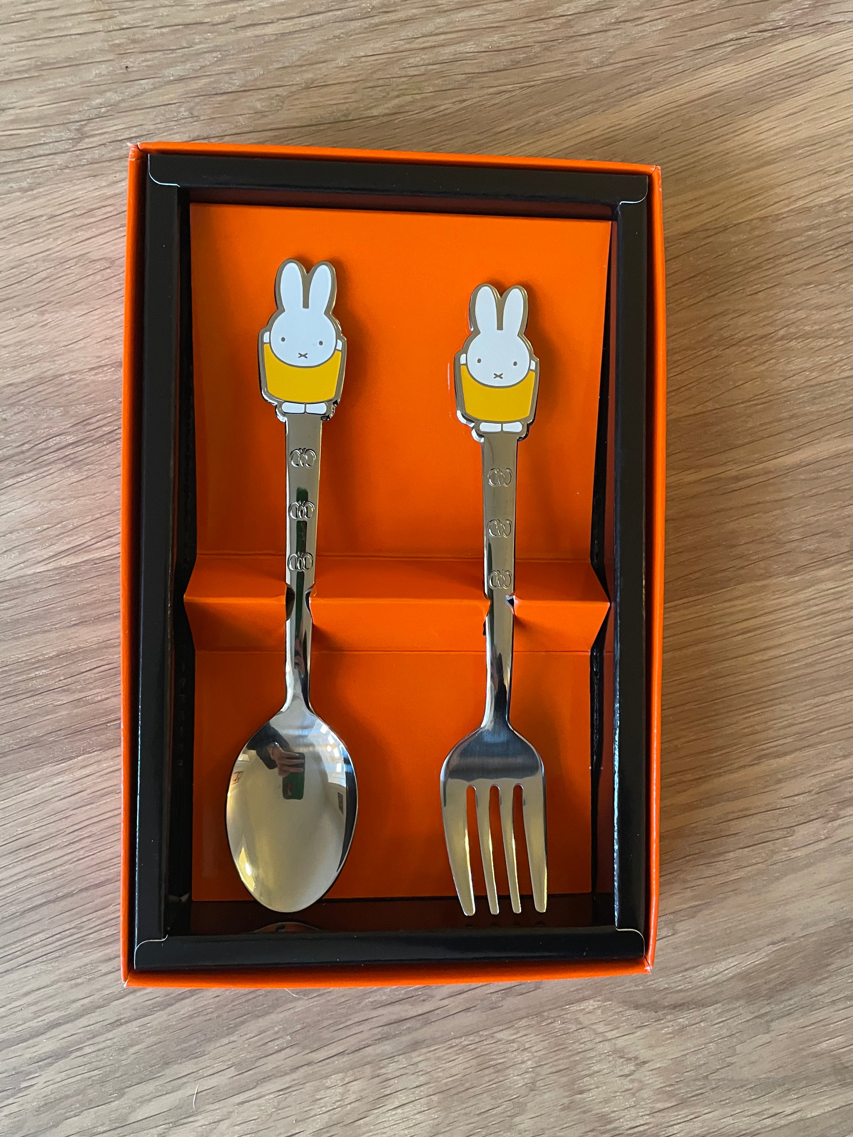 Miffy children's cutlery: spoon and fork