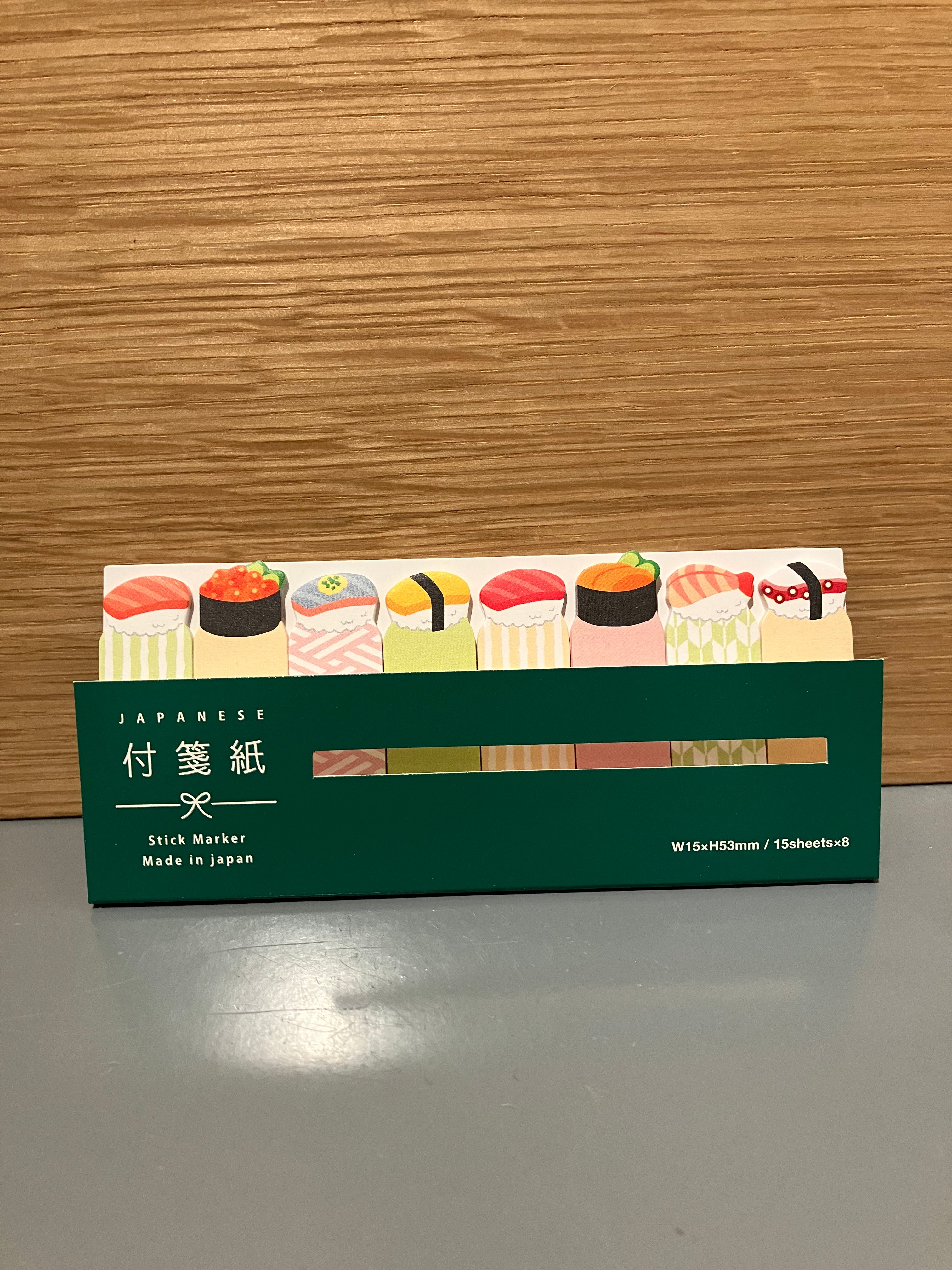 Sticky notes great with sushi