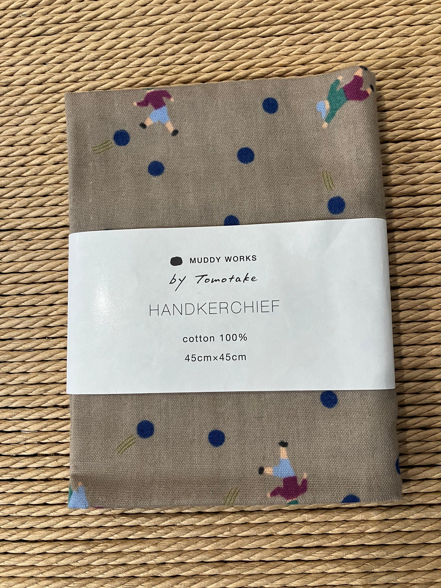 Handkerchief med drenge og prikker (tørklæde)