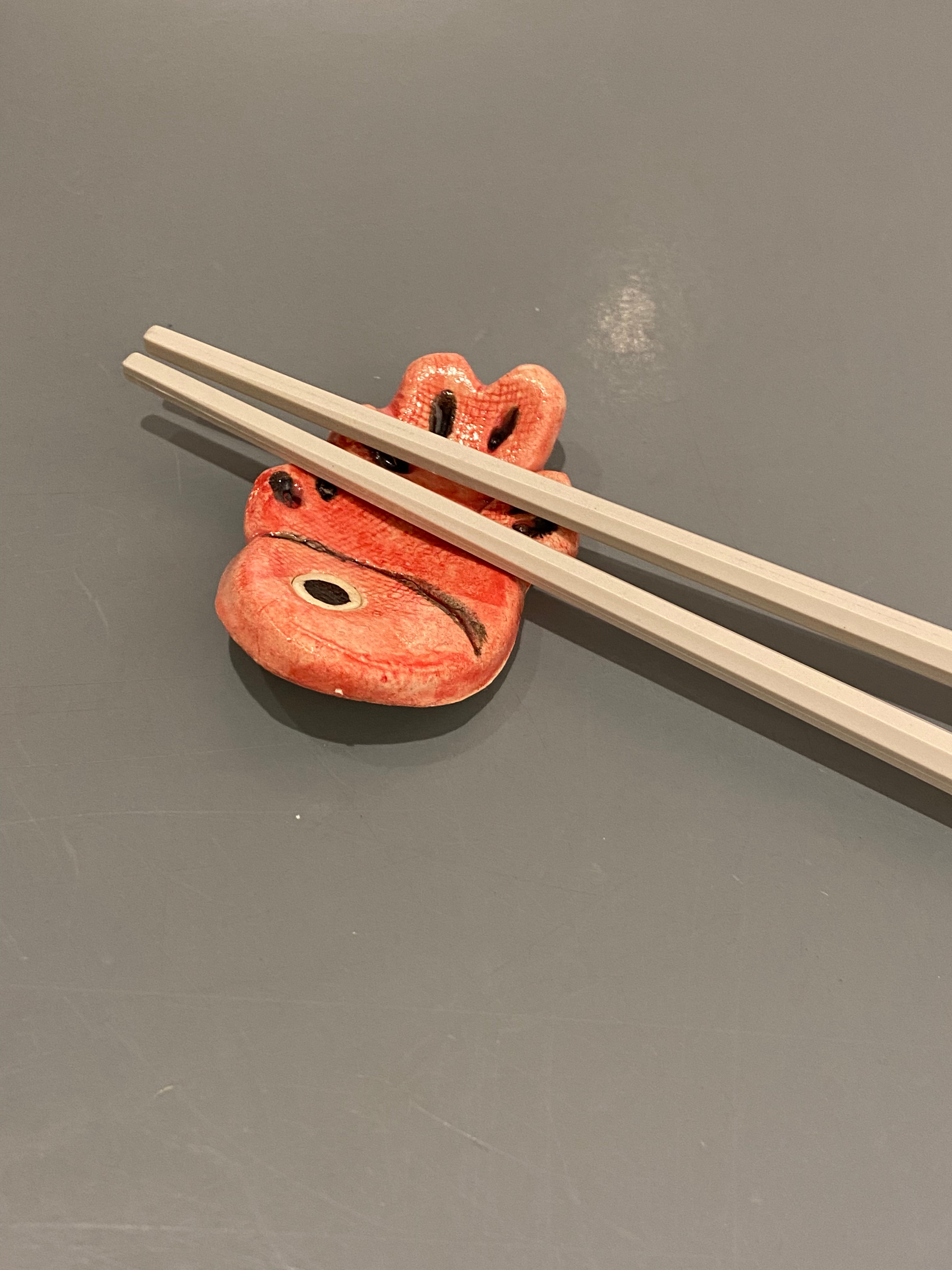 Ceramic chopstick holder - Fish