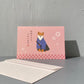 Pop-up kort med Shiba - “Tillykke”