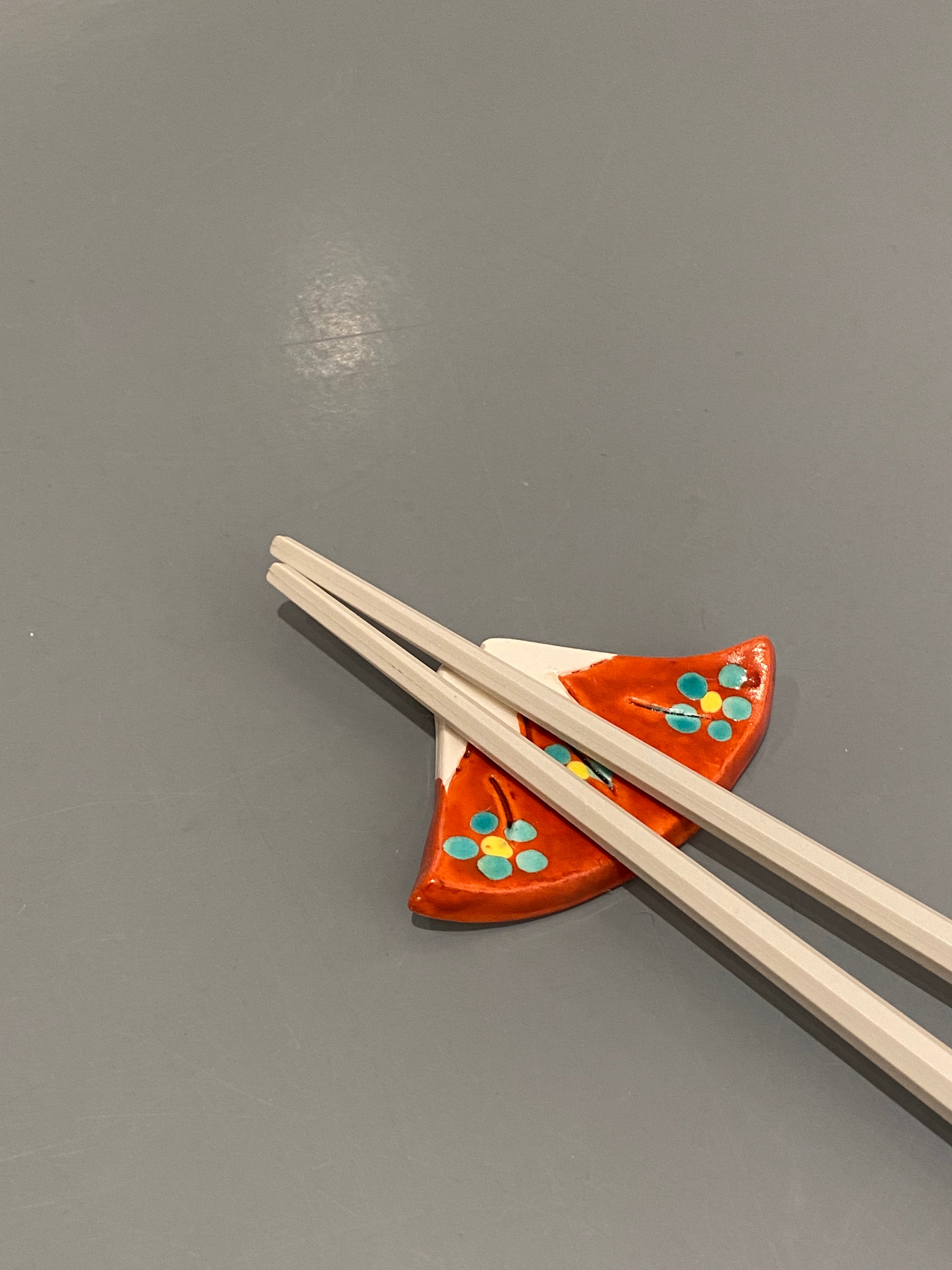 Ceramic chopstick holder - Mount Fuji