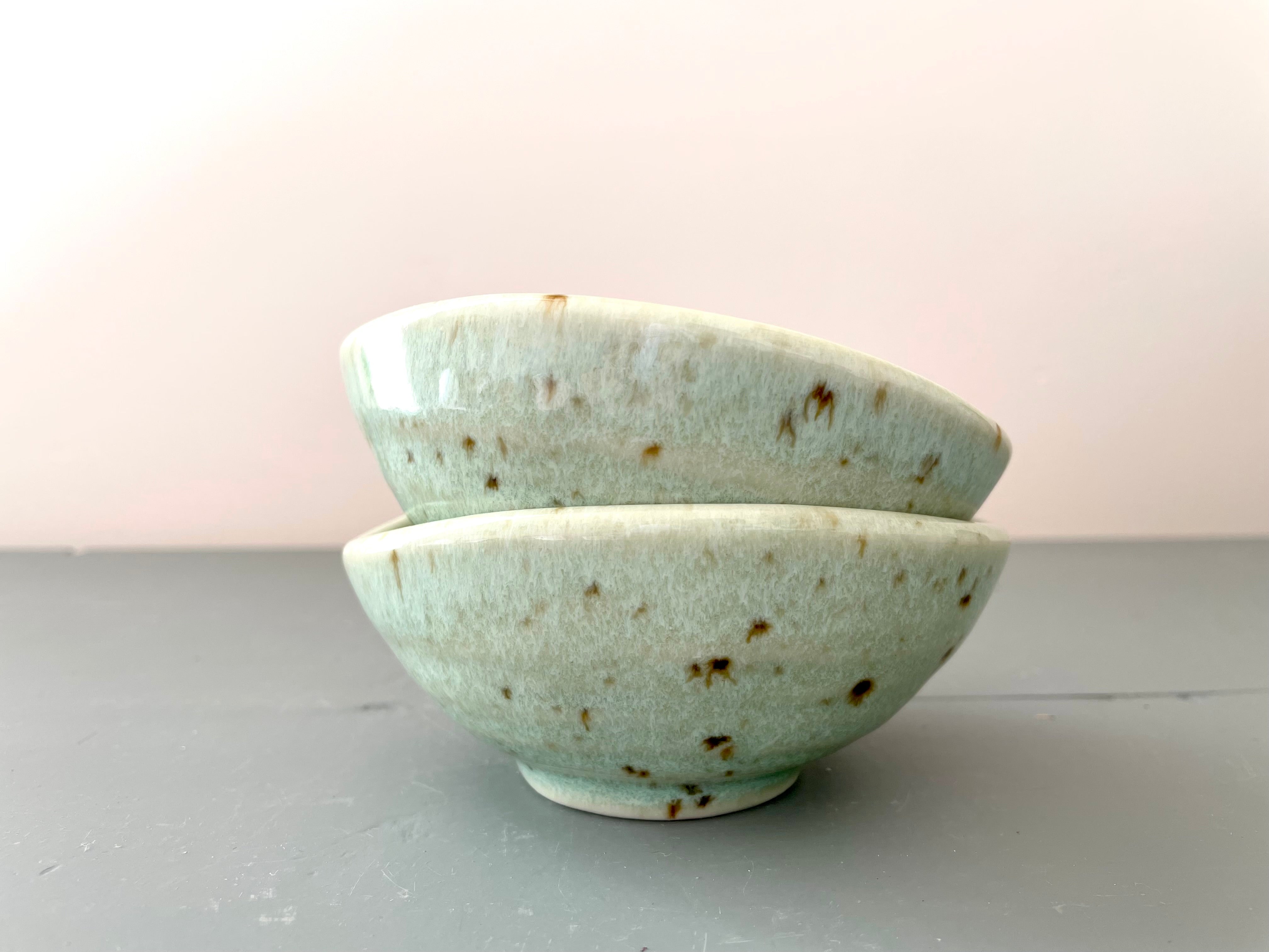Small pastel green bowl